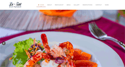 Desktop Screenshot of lezatbeachrestaurant.com